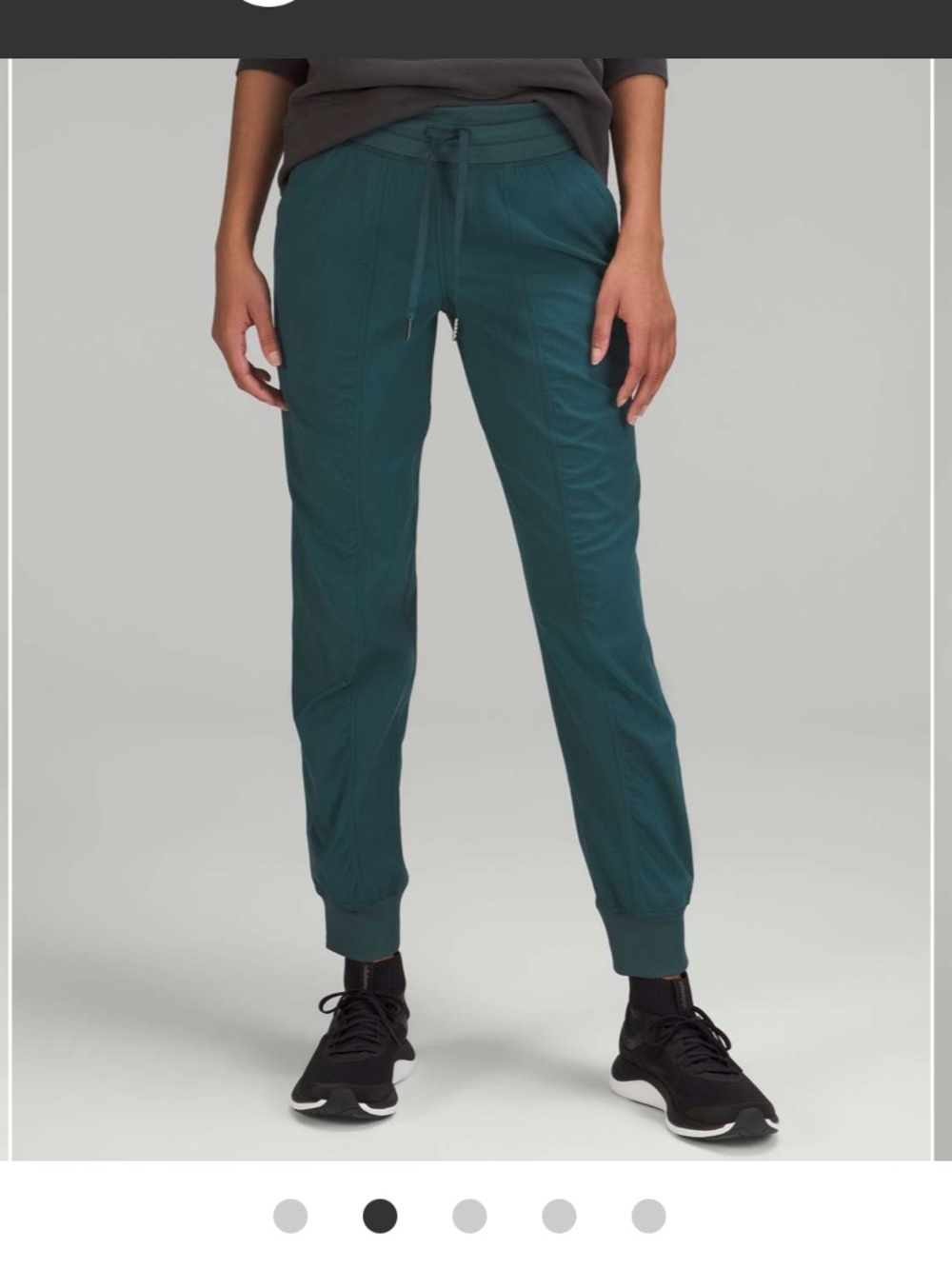 lululemon sz 8 Dance studio joggers Jasper Green Teal athleisure loungewear y2k